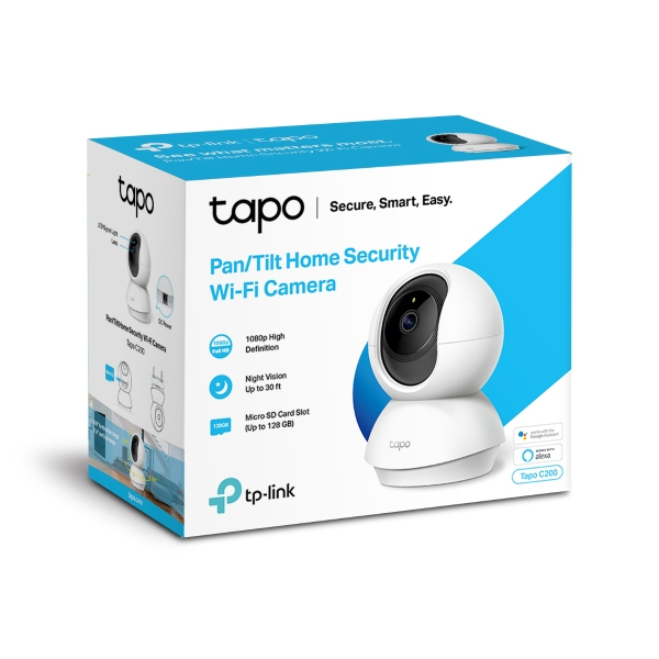 TP-Link-Tapo-C200-2MP-Pan/Tilt-Home-Security-Wi-Fi-Camera