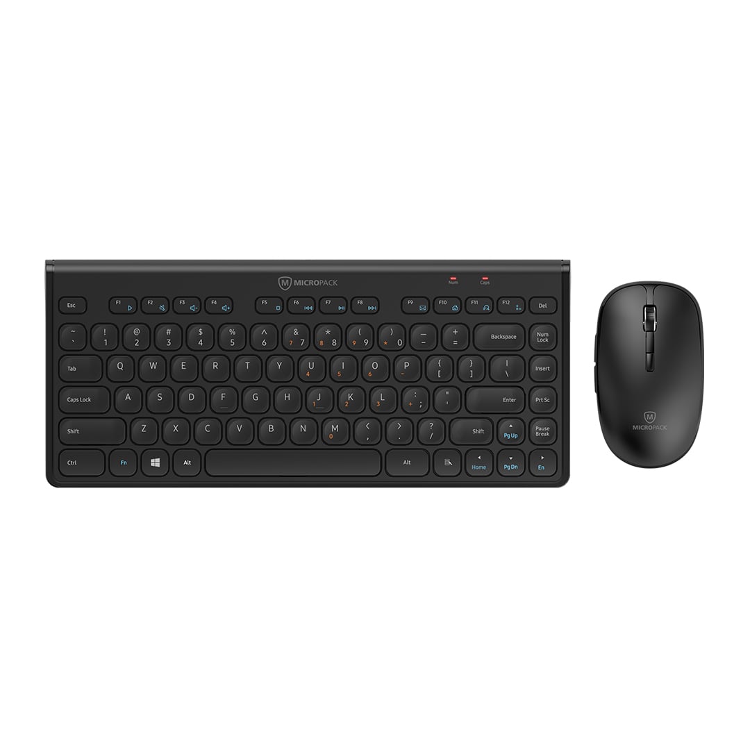 Micropack KM228W MINI USBA Slim Wireless Mouse and Keyboard Combo