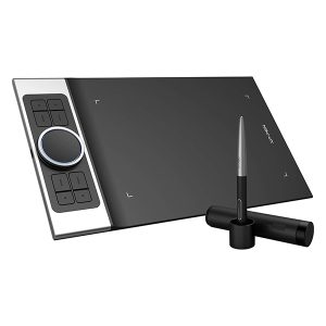 XP-PEN Deco Pro Small Graphics Drawing Tablet Ultrathin Digital Pen Tablet with Tilt Function; Double Wheel and 8 Shortcut Keys; 8192 Levels Pressure 9x5 Inch Working Area