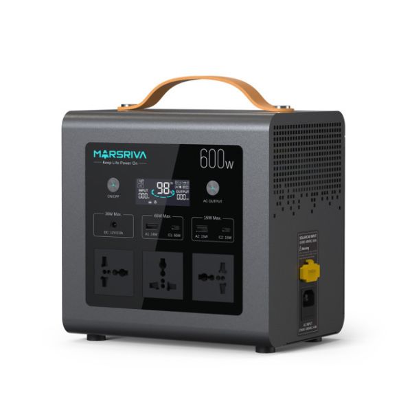 Marsriva MP6 Plus Portable Power Station (600W/512Wh) | Pure Sine Wave, LiFePO4, 4000+ Cycle Life, Built-in UPS Copy - Image 7