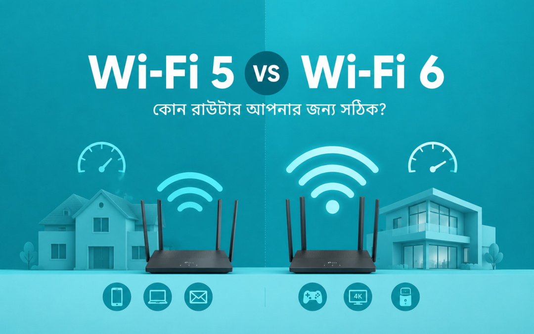 Wi-Fi 5 vs Wi-Fi 6: ২০২৬ সালে কোন Router কিনবেন?