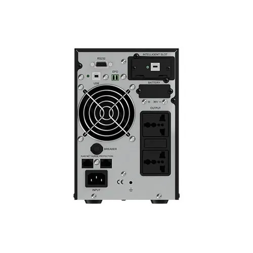 Digital X MP910S Online UPS 1000VA / 900W - Pure Sine Wave True Online UPS with LCD Display, 3x 12V/8.2Ah Batteries - Image 4