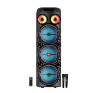 DigitalX PartyMate X304 60W Bluetooth party speaker with LED lighting, two wireless microphones and remote control