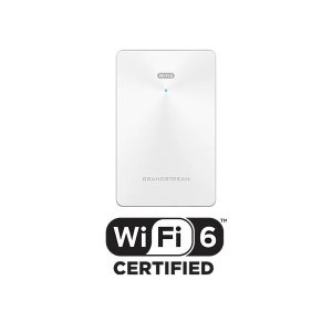 Grandstream GWN7661E Wi-Fi 6 wireless access point with Wi-Fi 6 Certified branding.